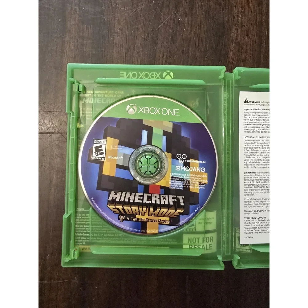 Minecraft:‎ Story Mode -- Season Pass Disc (Microsoft Xbox One, 2015)